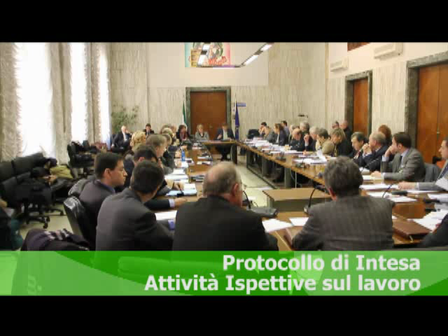 Protocollo di Intesa Attività Ispettive sul lavoro